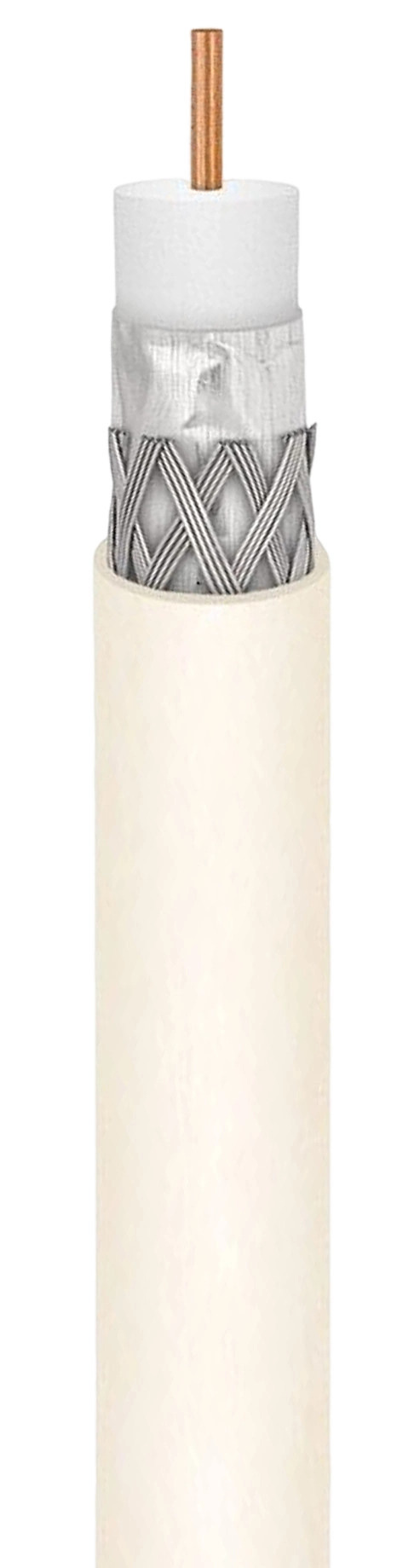 NO.7100010 RG6 / U کابل همبند 90% سپر CMP 0