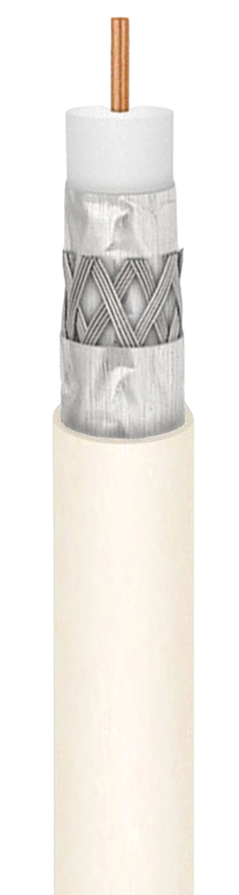 NO.7100025 RG6 / U کابل همبند سه سپر 77% CMP 0