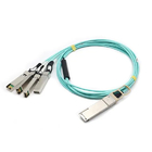 100G QSFP28 TO 4×SFP28 Breakout Active Optical Cable