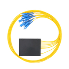 PLC Optical Splitter 1×8 Single Mode PLC Fiber Optic Splitter ABS Box Type with SC Connector(7233212)
