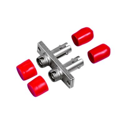 FC-ST DX Hybrid Fiber Optic Adapter with ≤ 0.2dB Insertion Loss and Ceramic or Metal Sleeve for Wide Operating Temperature (-40 to +85℃)