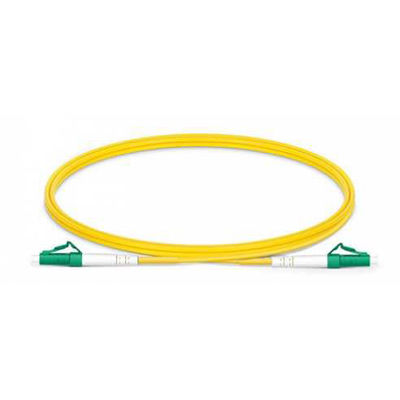 LC APC to LC APC Simplex Fiber Optic Patch Cord with G.652.D Single Mode and 2.0mm PVC Jacket