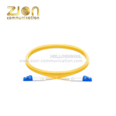 Zion Communication G652D LC Fiber Patch Cable with LSZH Jacket for High-Performance Optical Networks