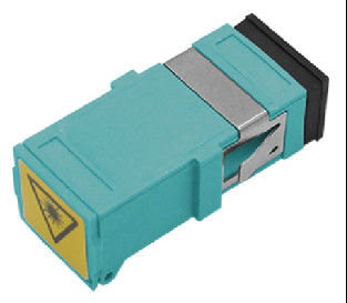 Fiber Optic SC Adapter with ≤0.2dB Insertion Loss Ceramic or Metal Sleeve for Wide Operating Temperature -40℃~+85℃