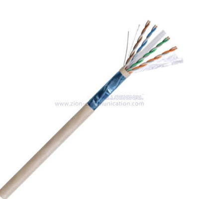 F/UTP CAT6 Network Cable with 0.57mm Copper Conductor LSZH Jacket and CPR Certification for Indoor Use