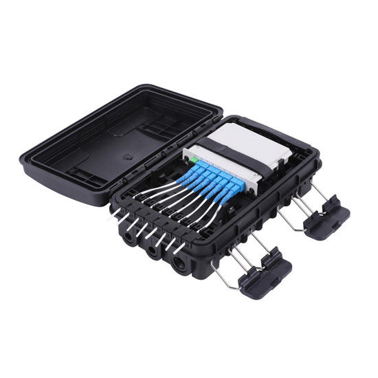 8 Core Fiber Optical Terminal Box with PP+Glassfiber Material and Module Box PLC Splitter