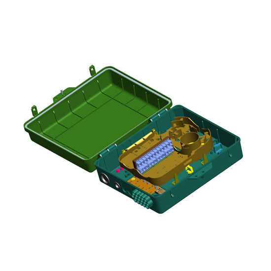 16 Core Fiber Optical Terminal Box with ABS+PC Material and Mini PLC Splitter for Fttx Network