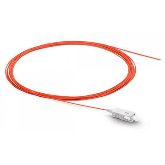 SC UPC Simplex OM1 Multimode PVC 0.9mm-2m Fiber Optic Patch Cord for High-Speed Data Transmission