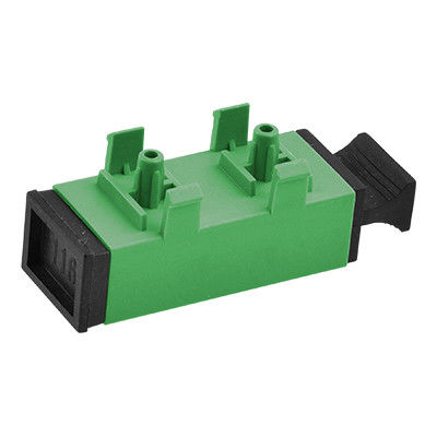 SC APC With Legs Fiber Optic Adapter Coupler with Ceramic Sleeve for Low Insertion Loss