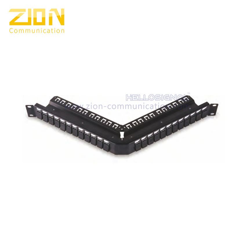 24 Ports Blank Patch Panel 1U Rackmount Shielded for Data Center Rack Accessories