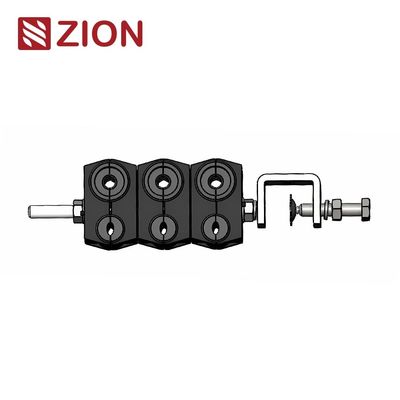 کلیمپ کابل تغذیه ای آسان 6 راه برای کابل های 3x ((4.8?? 7) + 3x ((10?? 15)Mm